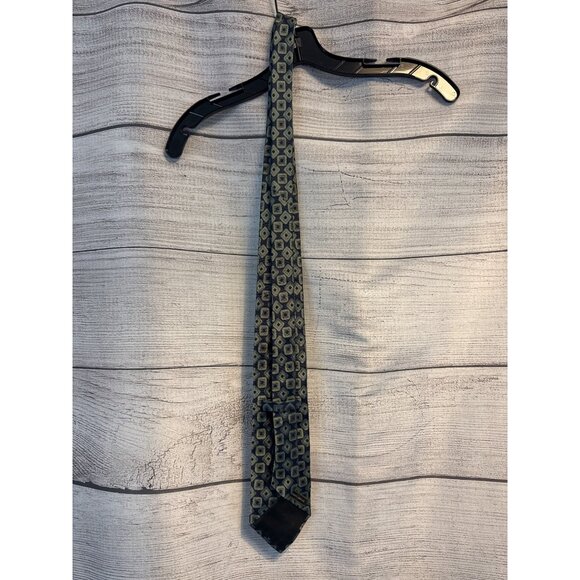 Jos A. Bank Mens Geometric Silk Tie OS - Picture 2 of 3